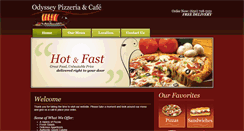 Desktop Screenshot of odysseypizzeria.com